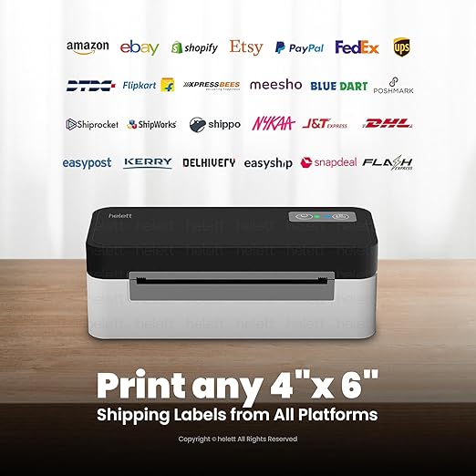 Refurbished Helett® H30C Lite 4x6 USB Thermal Shipping Label Printer - Image 4