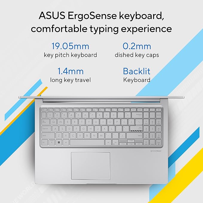 Refurbished ASUS Vivobook 15 i3 13th Gen Laptop 12GB RAM 512GB SSD - Image 3