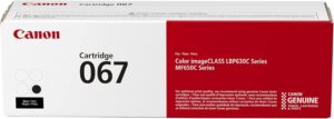 Canon Genuine 067 Black Toner Cartridge Compatible with LBP633Cdw, LBP632Cdw, MF652Cdw, MF653Cdw, MF654Cdw, MF656Cdw