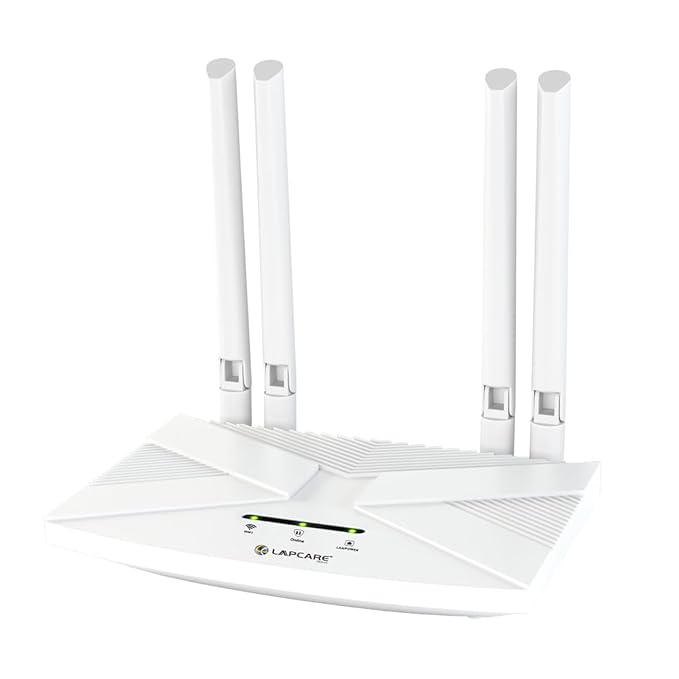 LAPCARE 4G LTE WiFi Router with All SIM Support