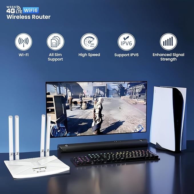 LAPCARE 4G LTE WiFi Router with All SIM Support - Image 4