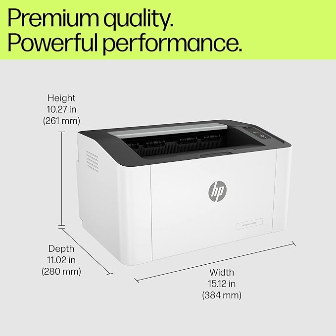 Refurbished HP Laser 1008a Monochrome Single Function Laser Printer - Image 2