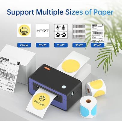 HPRT Shipping Label Printer Thermal Printer 4x6, Barcode Printer - Image 2