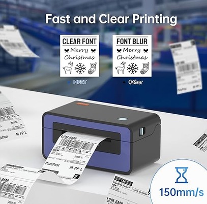 HPRT Shipping Label Printer Thermal Printer 4x6, Barcode Printer - Image 3