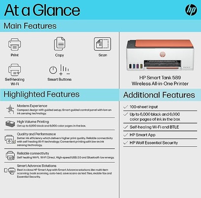 HP Smart Tank 589 All-in-one Printer - Image 3