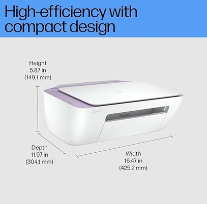 HP Deskjet 2331 Colour Printer, Scanner and Copier for Home/Small Office, Compact Size, Reliable, Easy Set-Up Through HP Smart App - Image 2